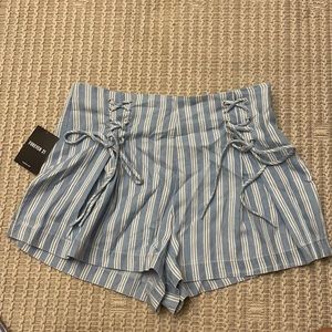 Forever21 Lace Up Shorts